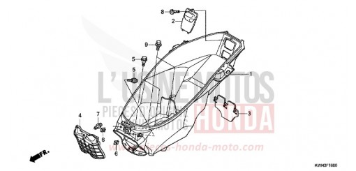 LUGGAGE BOX WW125EX2A de 2010